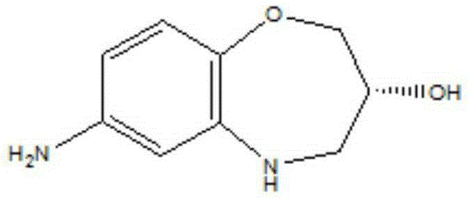 Optical pure 7-amino-2,3,4,5-tetrahydrobenzo[b] [1,4]oxazepine-3-ol and applications thereof