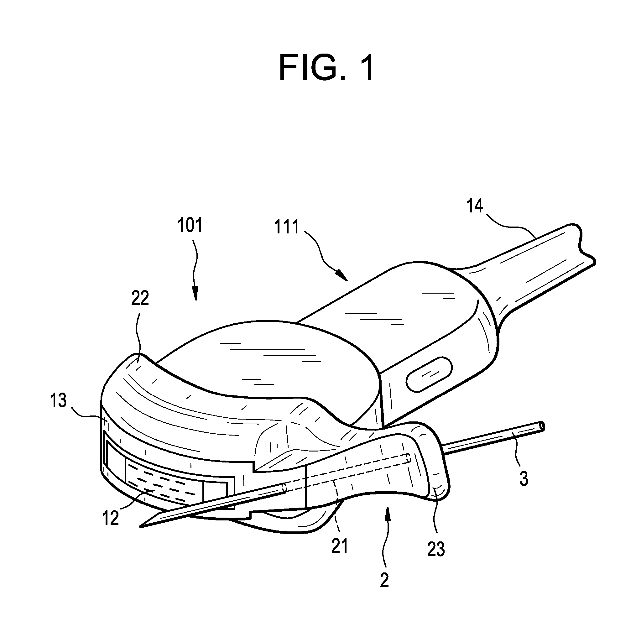 Ultrasound probe for paracentesis and ultrasound diagnostic apparatus