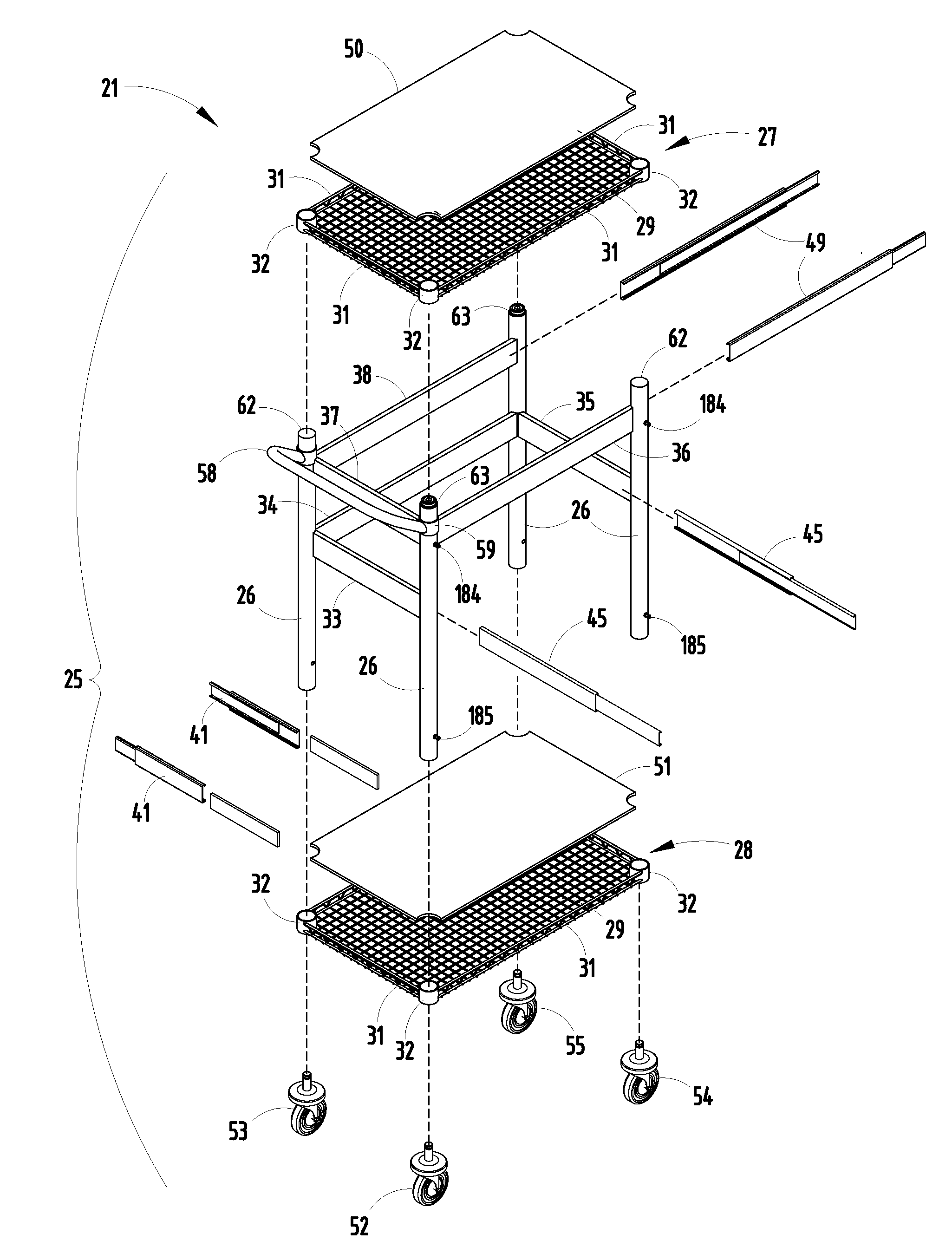 Spa cart system and method