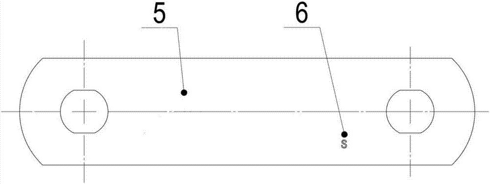 Step chain same-side assembling method