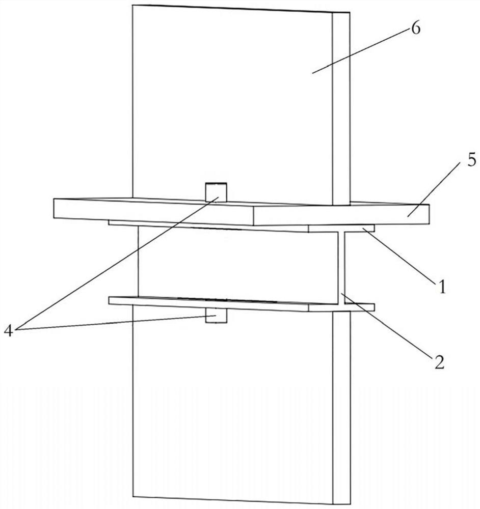 Component for fabricated building and fabricated building with same