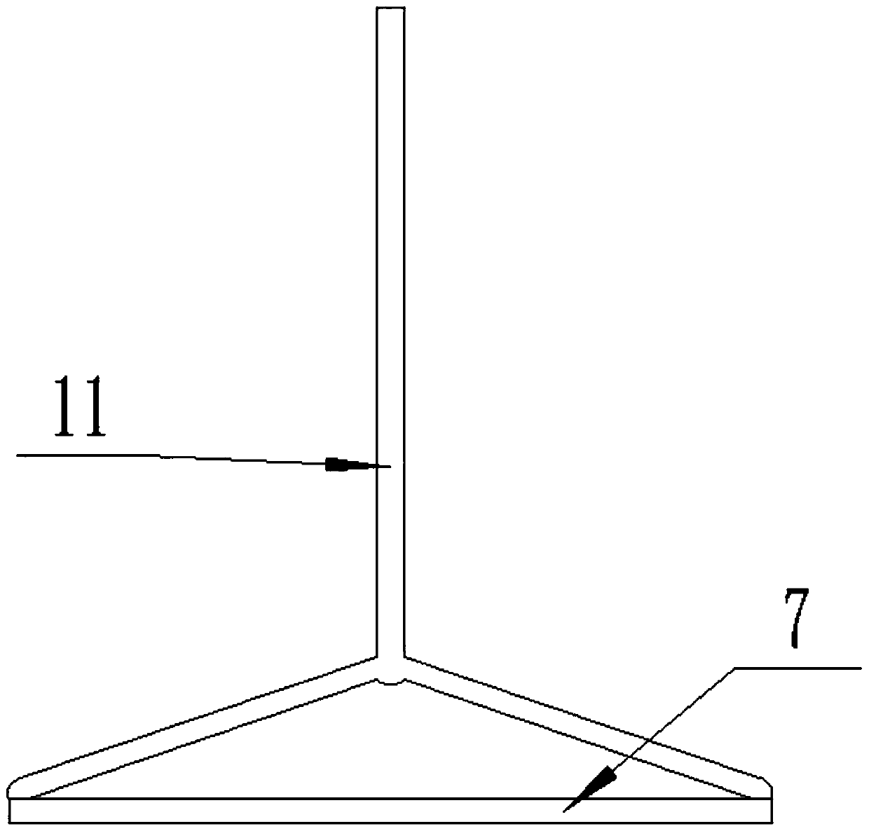 Roof plate hoisting device for building interior decoration