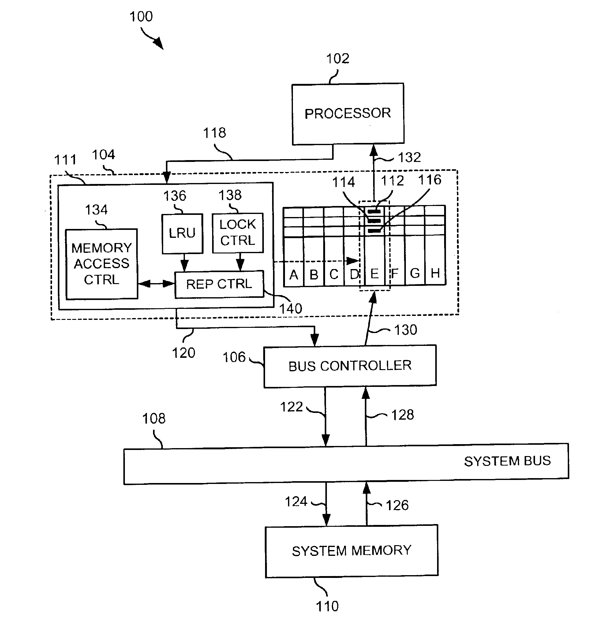 System and method for identifying and accessing streaming data in a locked portion of a cache