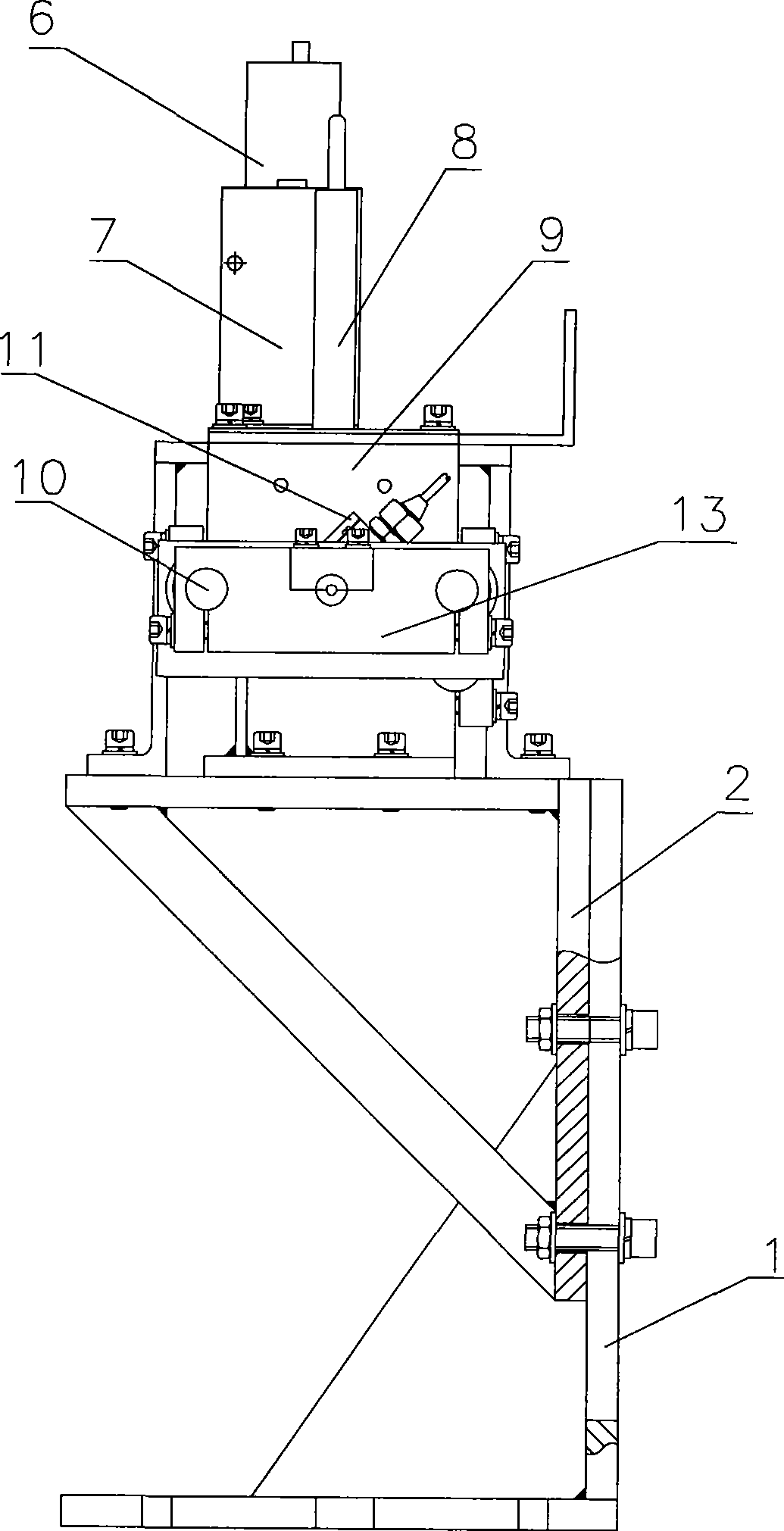 Parking tensile force simulating device of vehicle