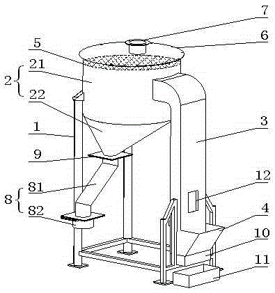 Stone removing machine for roasted coffee beans