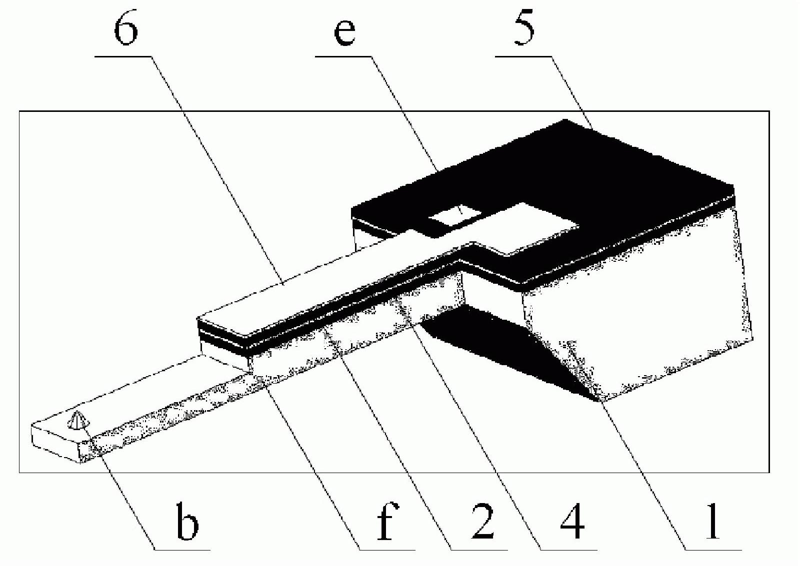 Manufacturing method of a piezoelectric micro-cantilever beam probe