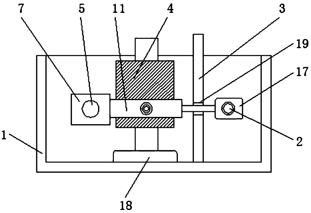Convenient-to-fix auxiliary device for motor rotor processing