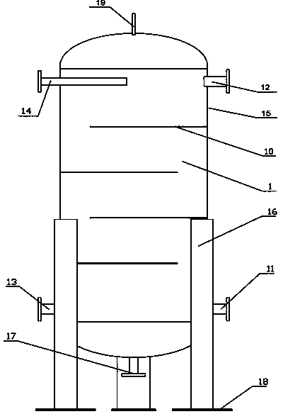 Device and method for recycling afterheat of smoke of steam boiler
