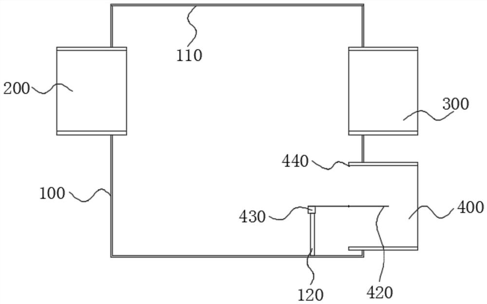 Rainwater well type automatic discarding device