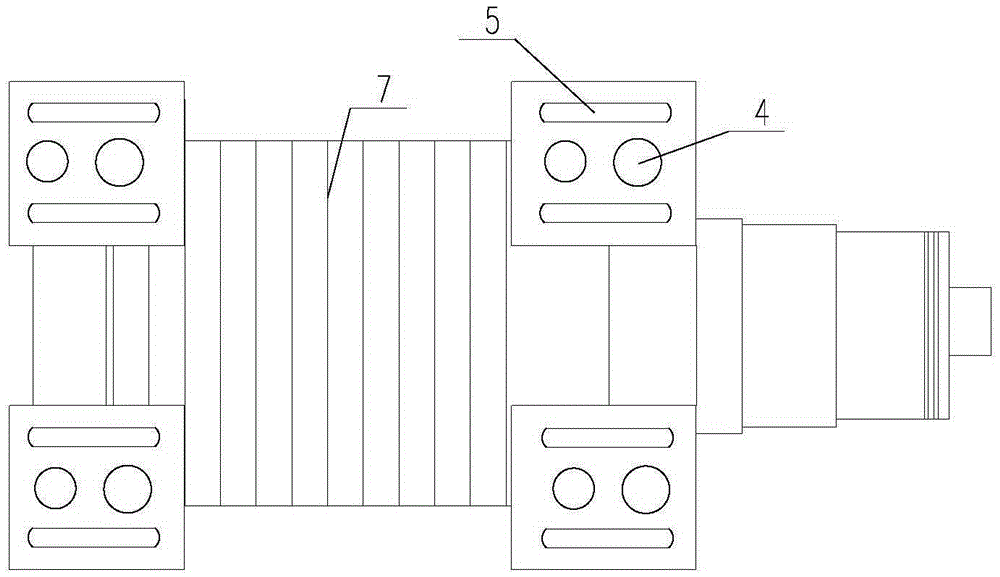 Threshing power device with heat dissipation function