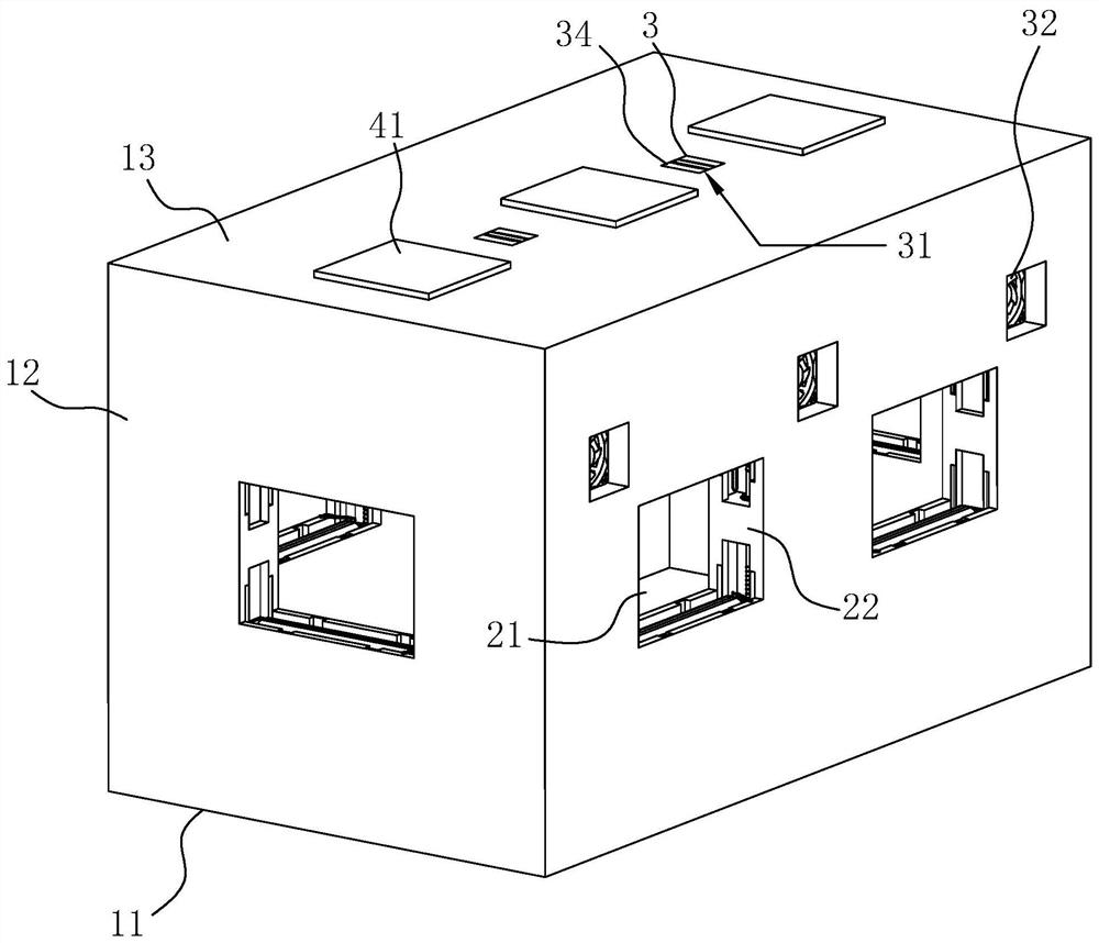 An energy-saving ventilation structure for architectural design