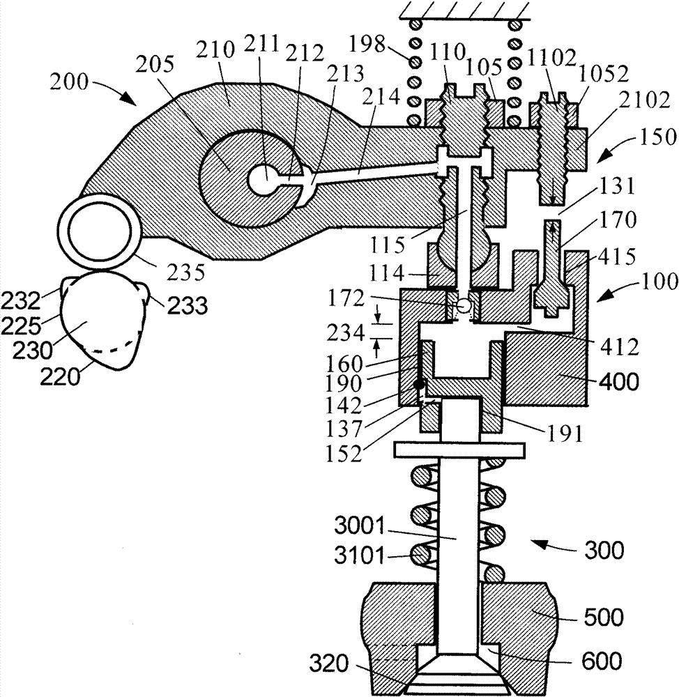 An engine braking device positioned by a valve stem