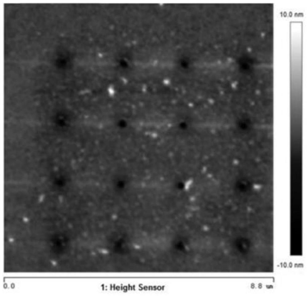 A near-field super-resolution optical imaging method based on periodic nanohole array and lens medium microsphere array