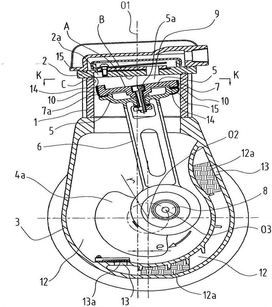 Air inlet control device of oil-free lubrication air compressor