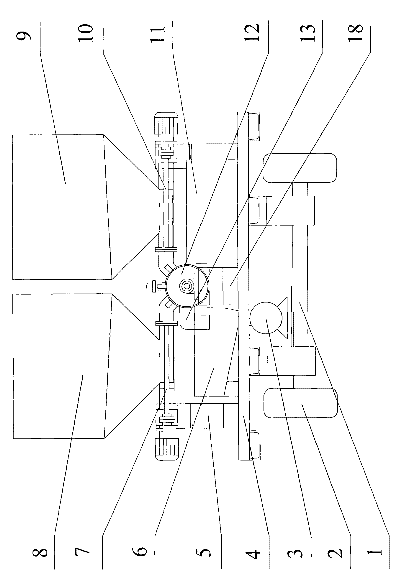 Stirring conveying device for polystyrene granule foaming cement composite material