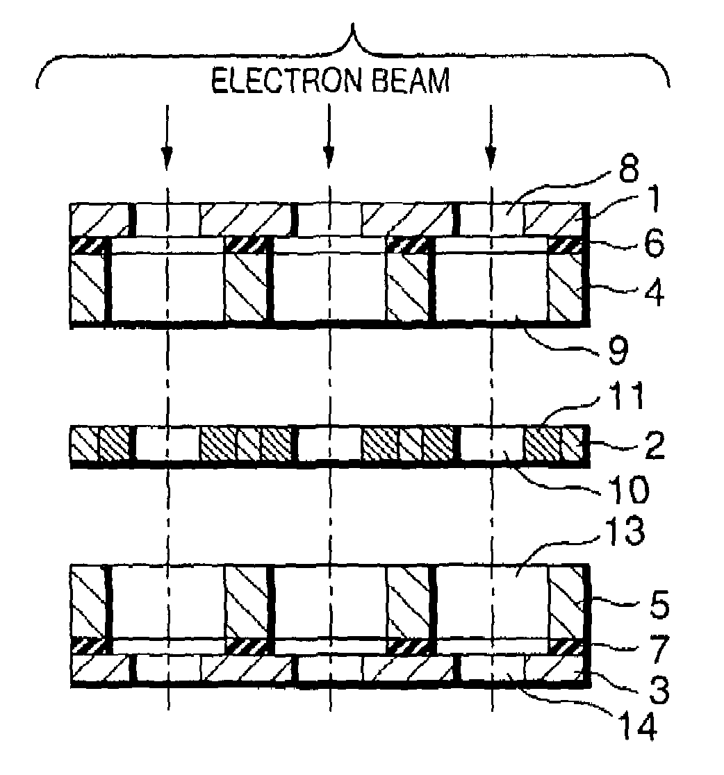 Electrooptic system array, charged-particle beam exposure apparatus using the same, and device manufacturing method