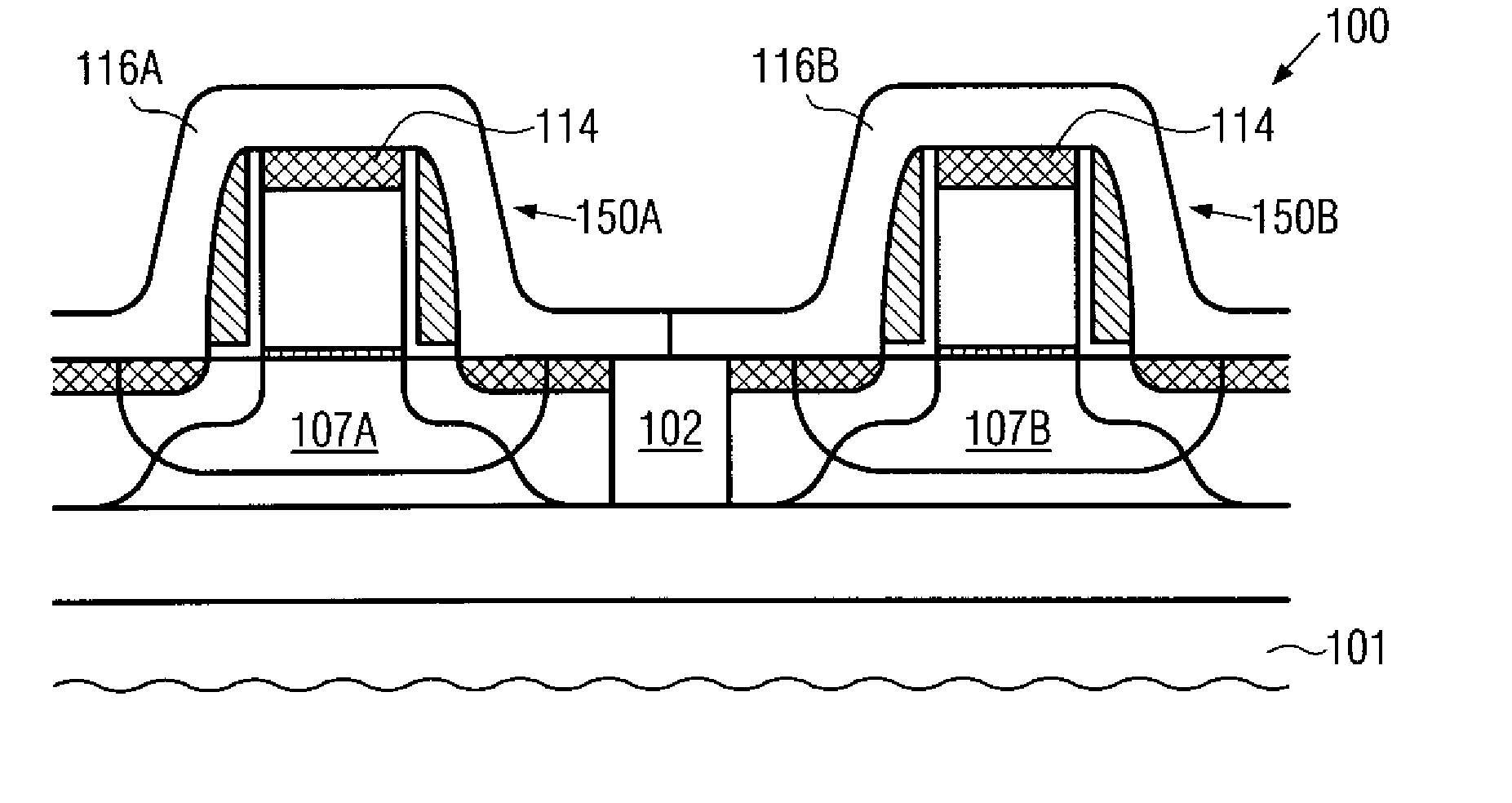 Transistor having a strained channel region including a performance enhancing material composition