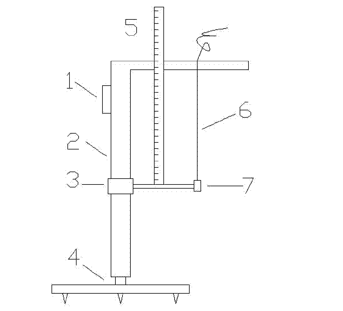 Device and method for measuring response to fluctuating pressure of wind generated wave lakebed of shallow lake
