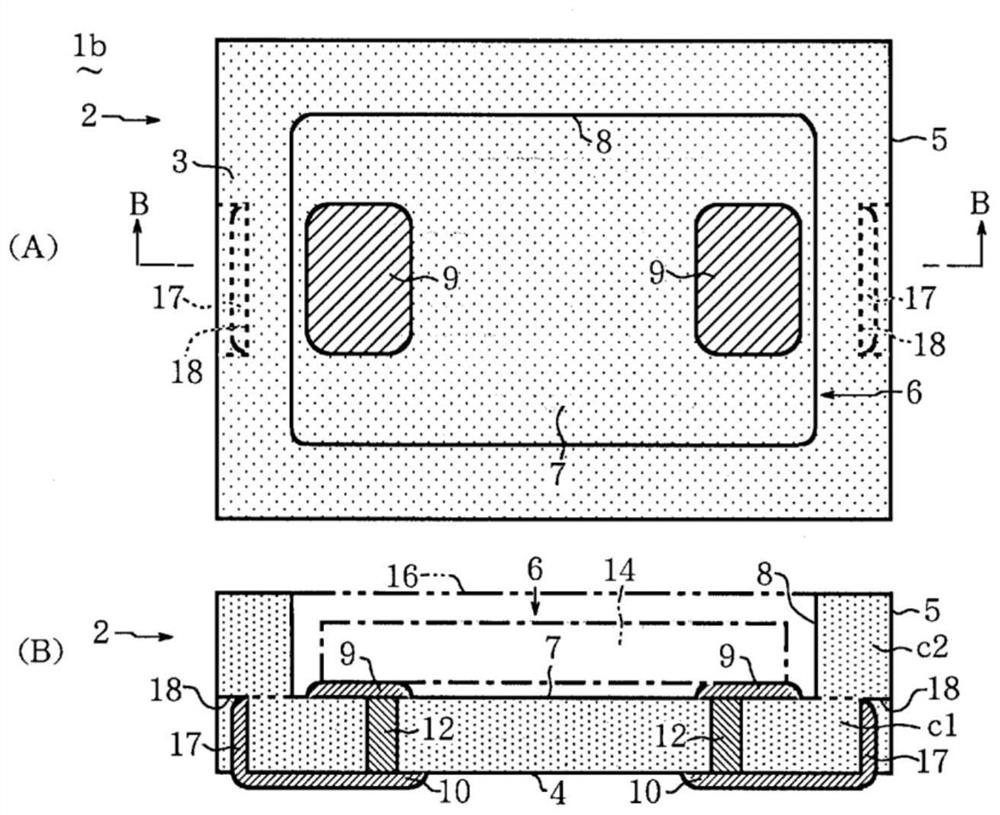 Ceramic package for filling liquid-component containing electrolyte