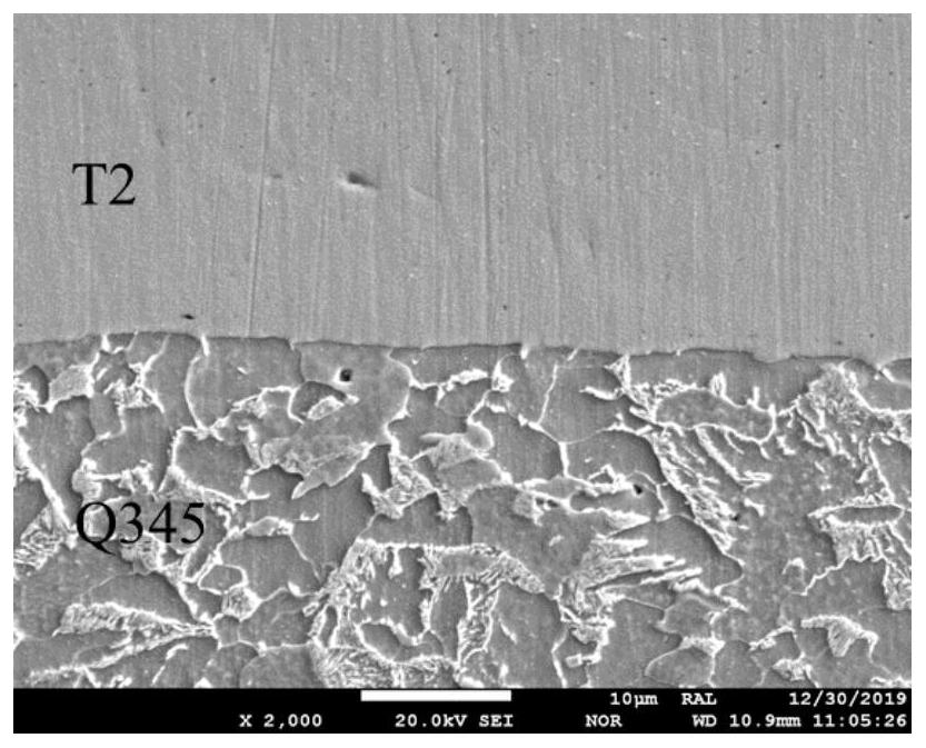 A kind of preparation method of thick-gauge copper-steel composite board