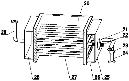 Smoldering device for fast and low-temperature combustion of carbon powder in biomass briquette fuel combustion device