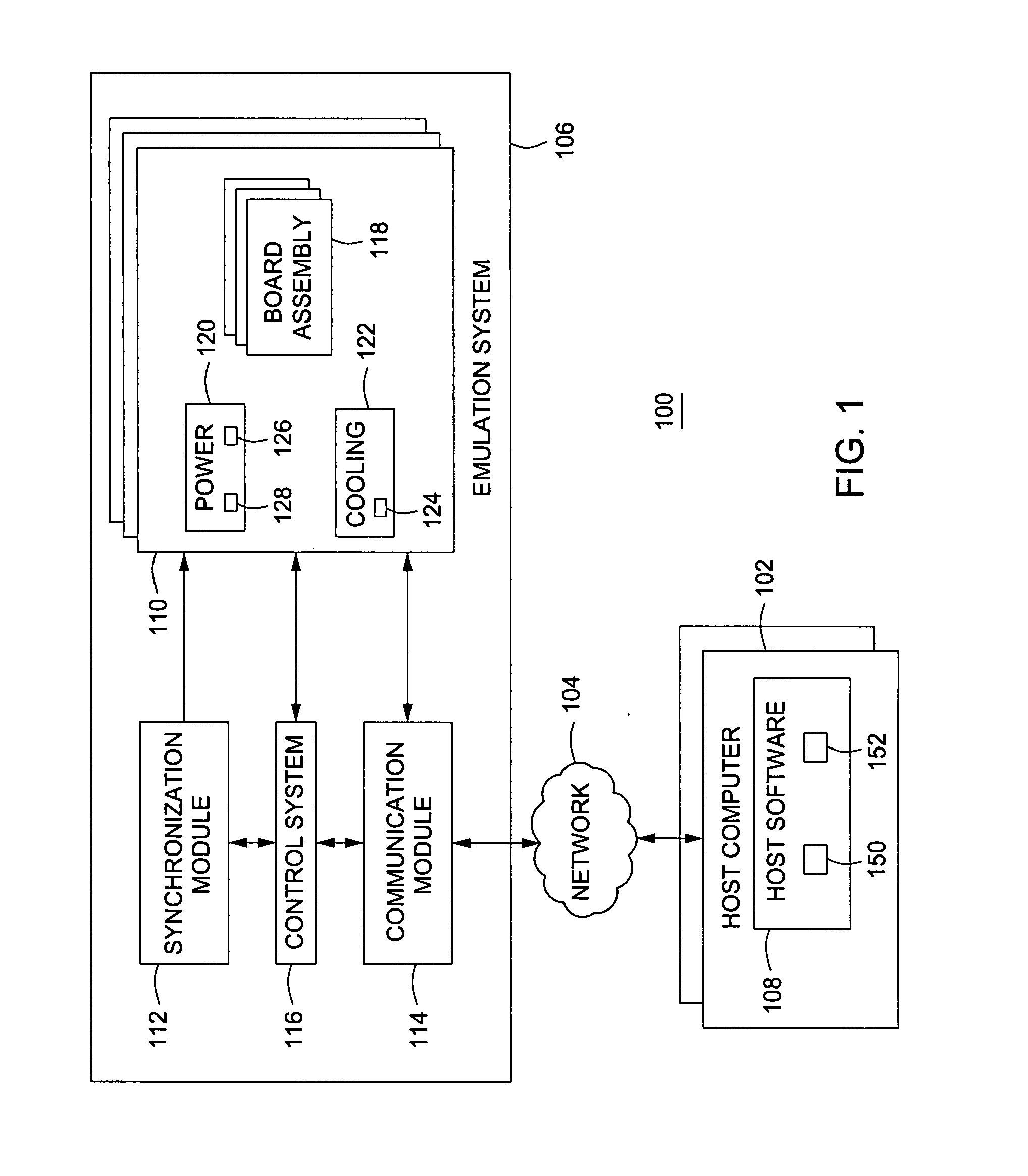 Method and apparatus for controlling power in an emulation system