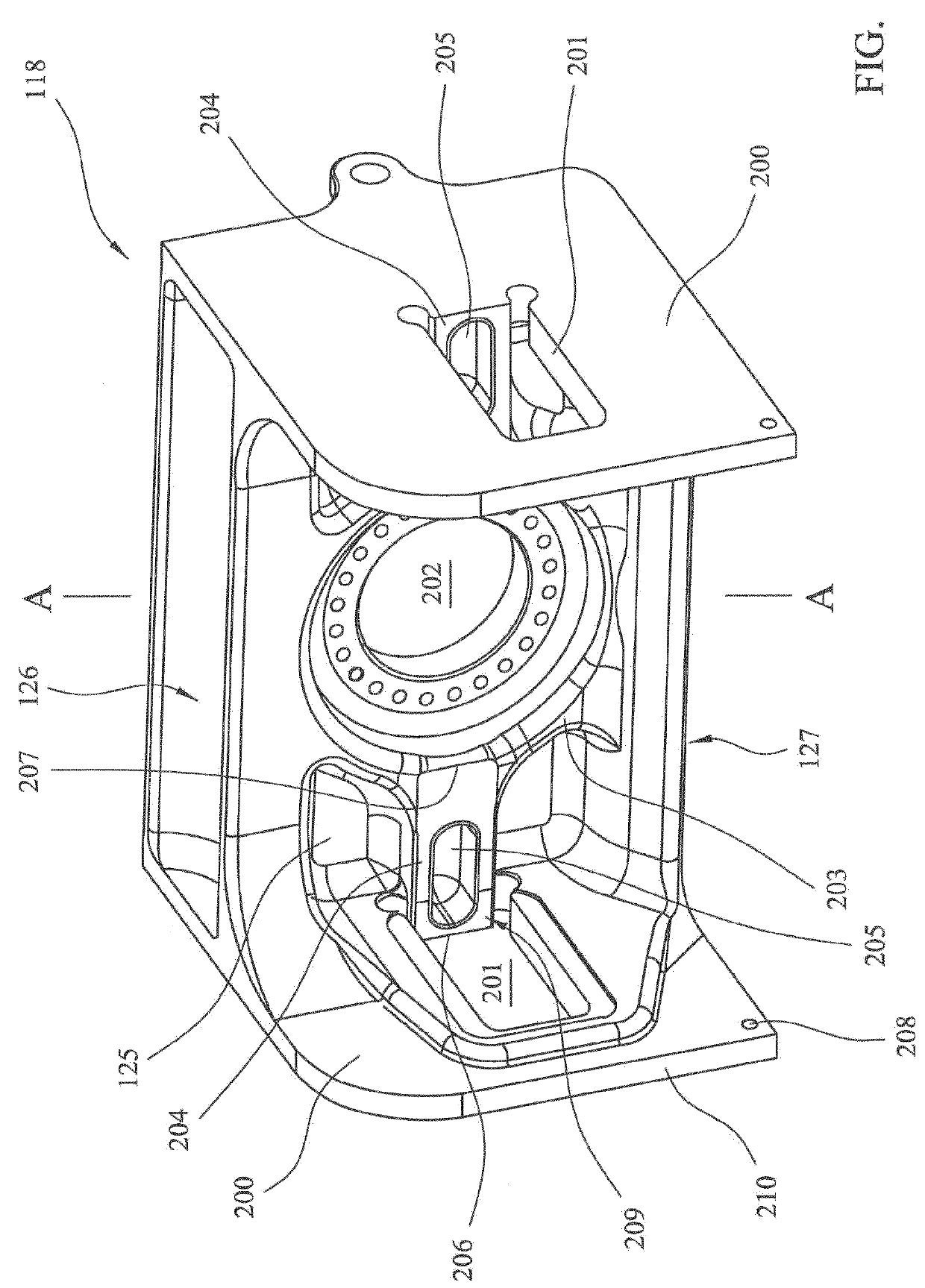 Jaw crusher support frame