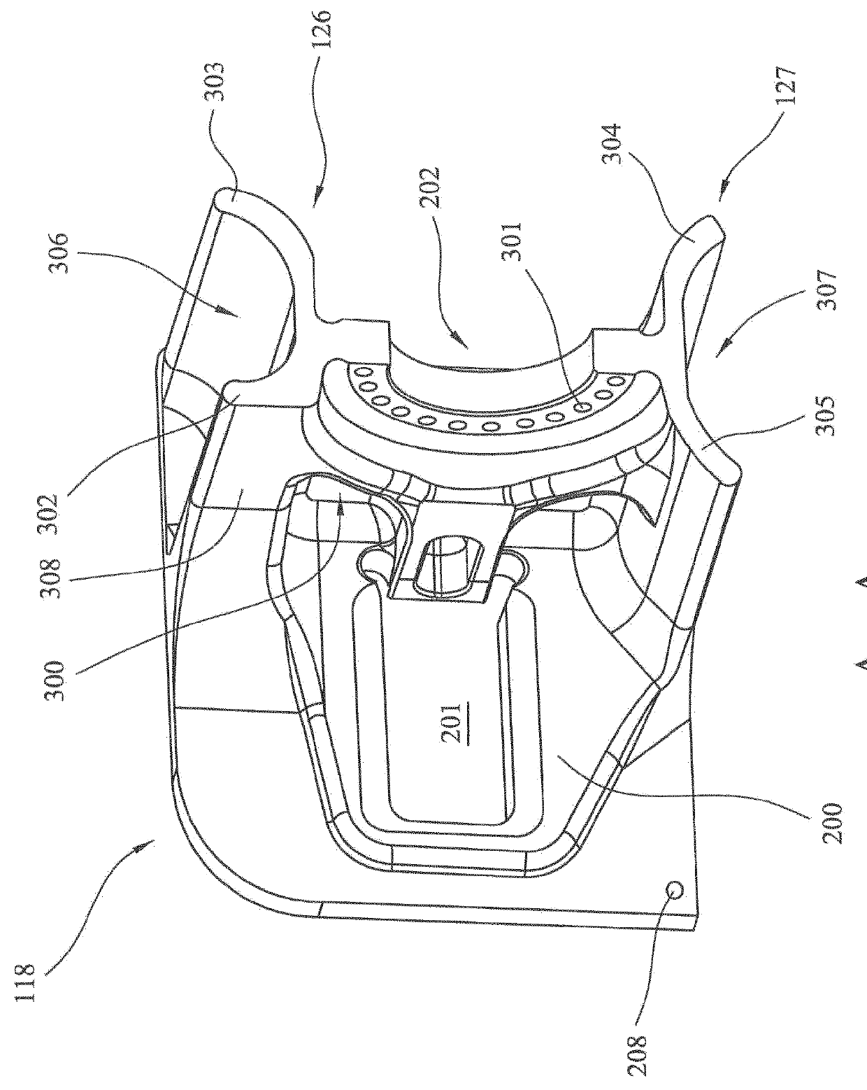 Jaw crusher support frame