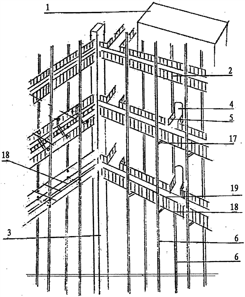 Building outdoor multilayer road