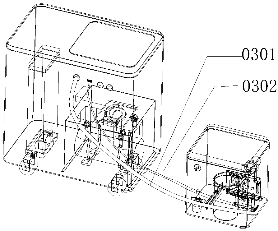 Split type oxygen generator