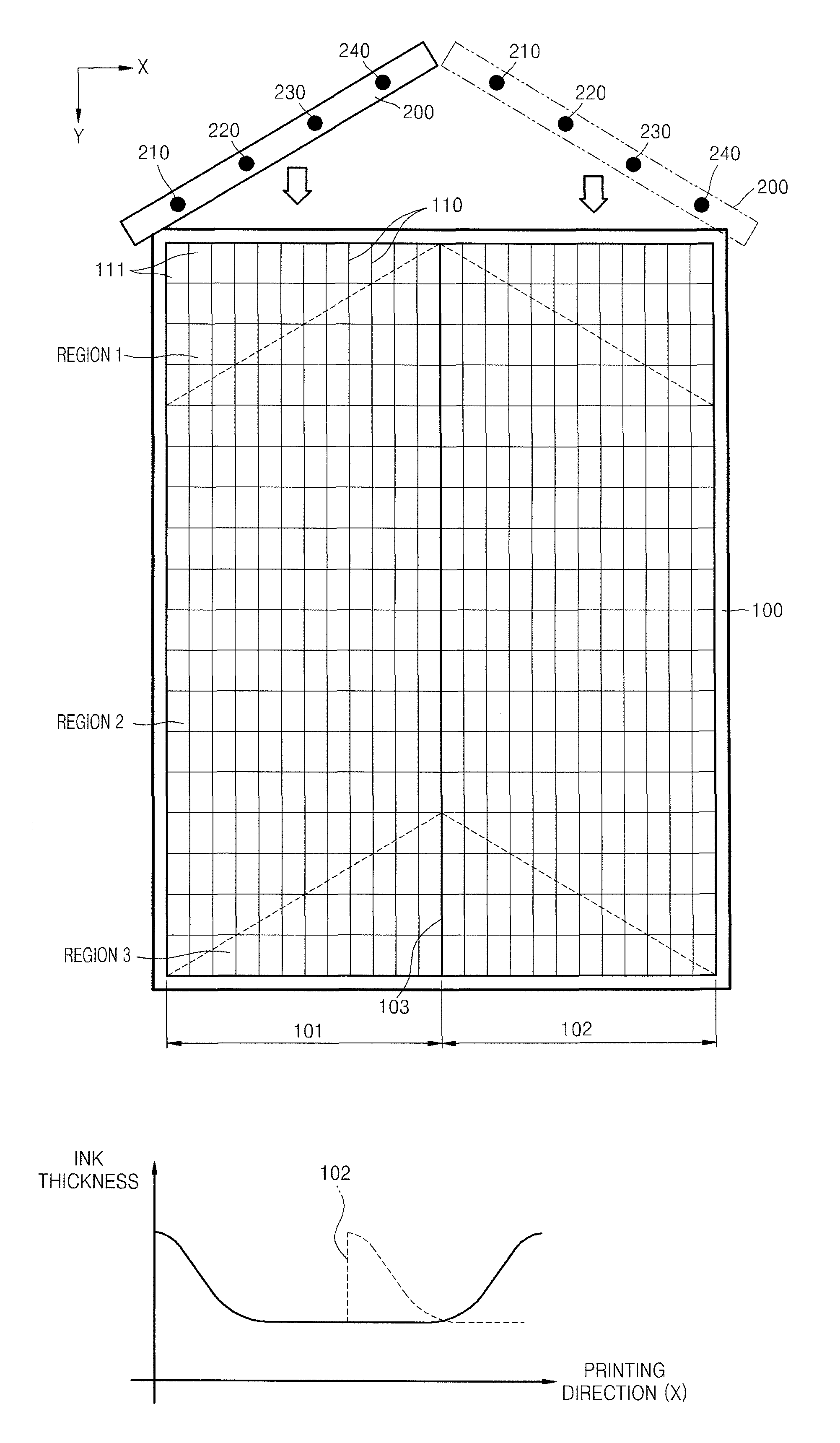 Apparatus and method of fabricating color filter using ink-jet technique