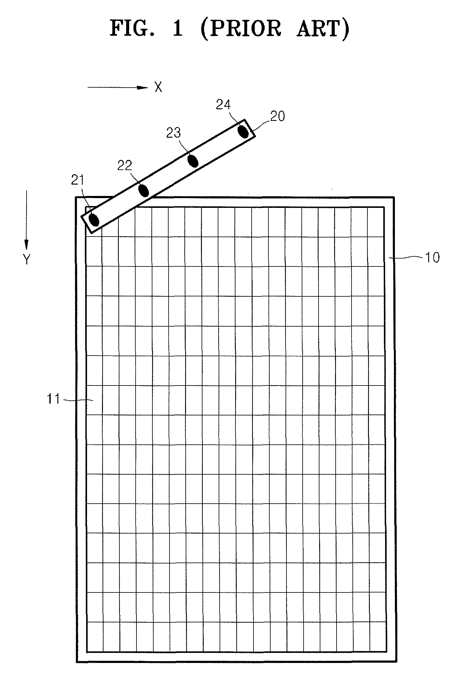 Apparatus and method of fabricating color filter using ink-jet technique