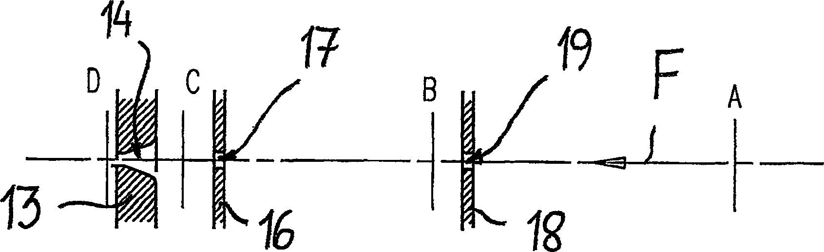 Drawing frame of a staple fibre spinning machine comprising a central fibre guide