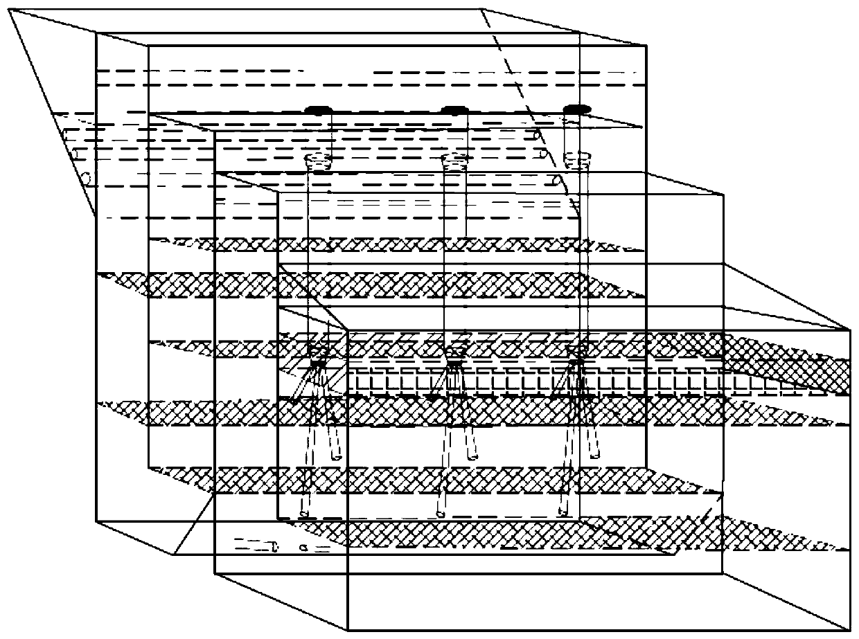 Unpowered micro cascade sewage treatment device