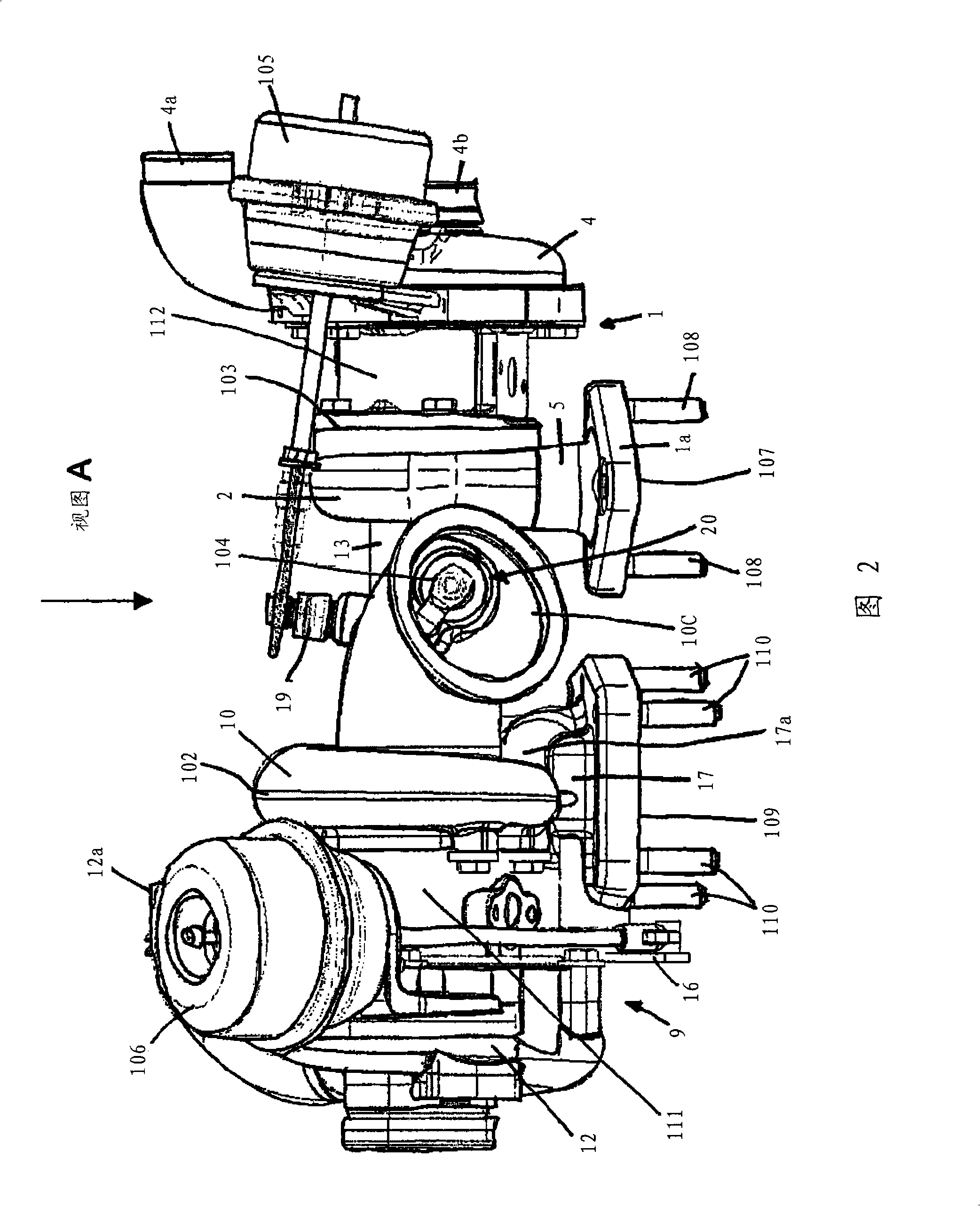 Two-stage turbo-charger engine system