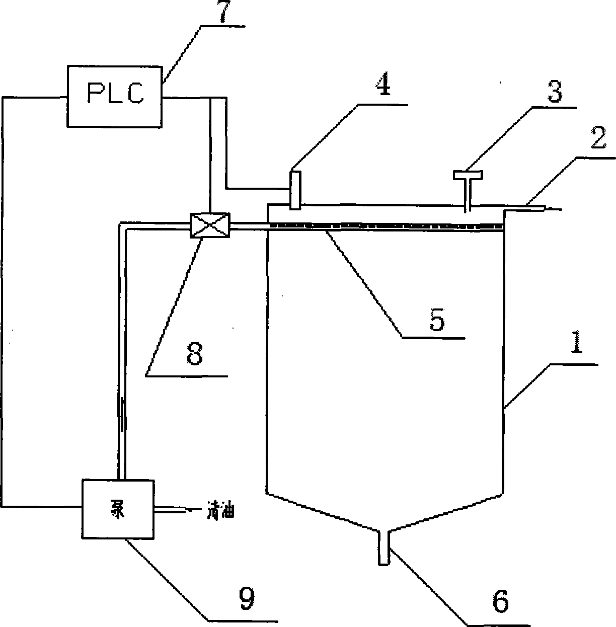 Aluminum paste tank self-cleaning device