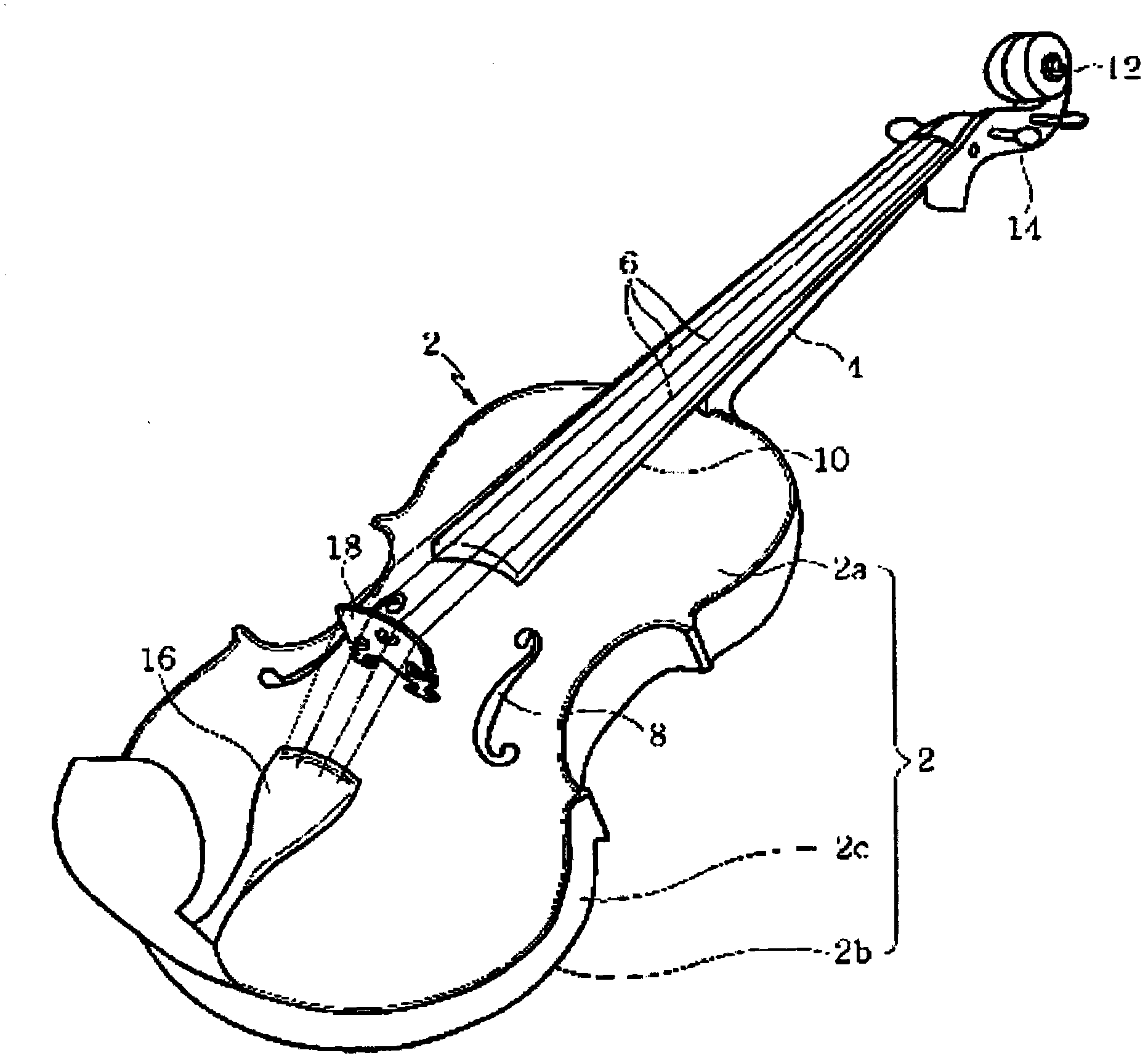 String instrument in violin family, capable of versatile use as acoustic or electric instrument