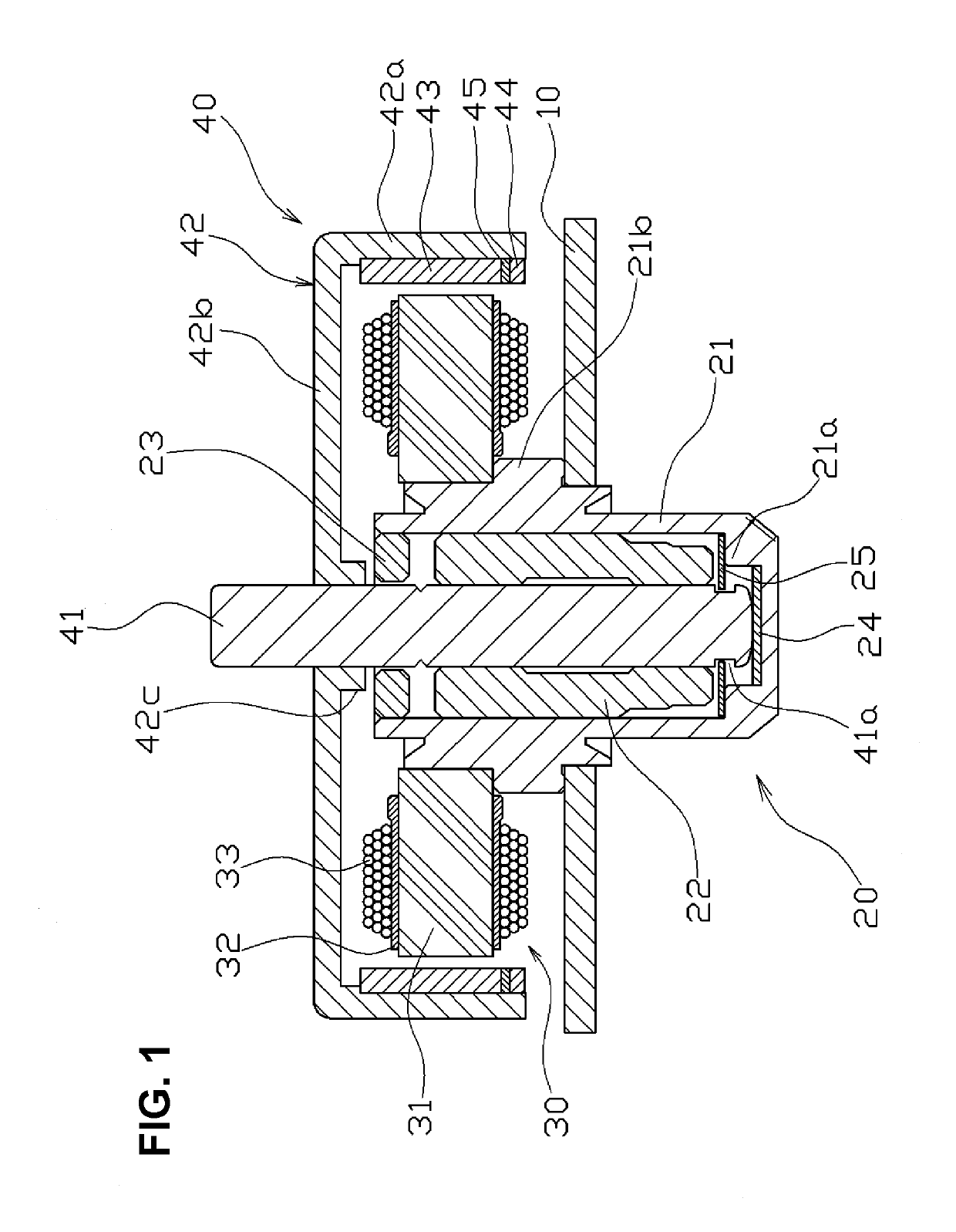 Brushless motor having an outer rotor and an annular separation plate between the drive magnet and the position detection magnet