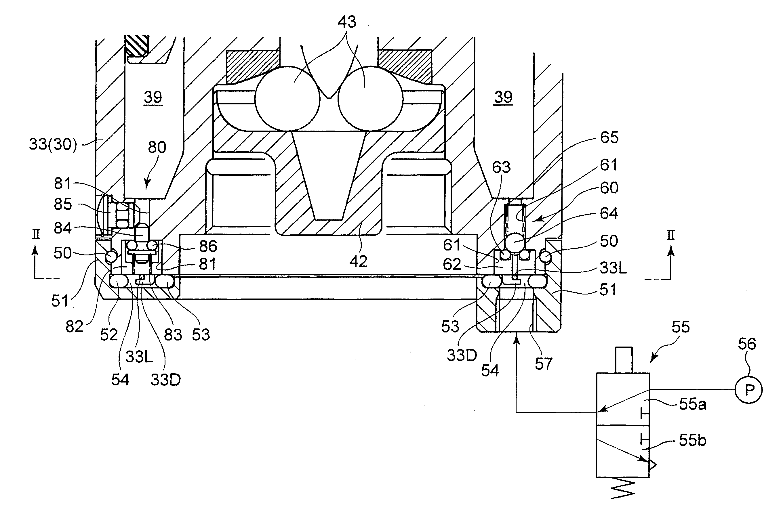 Slow-acting on/off valve