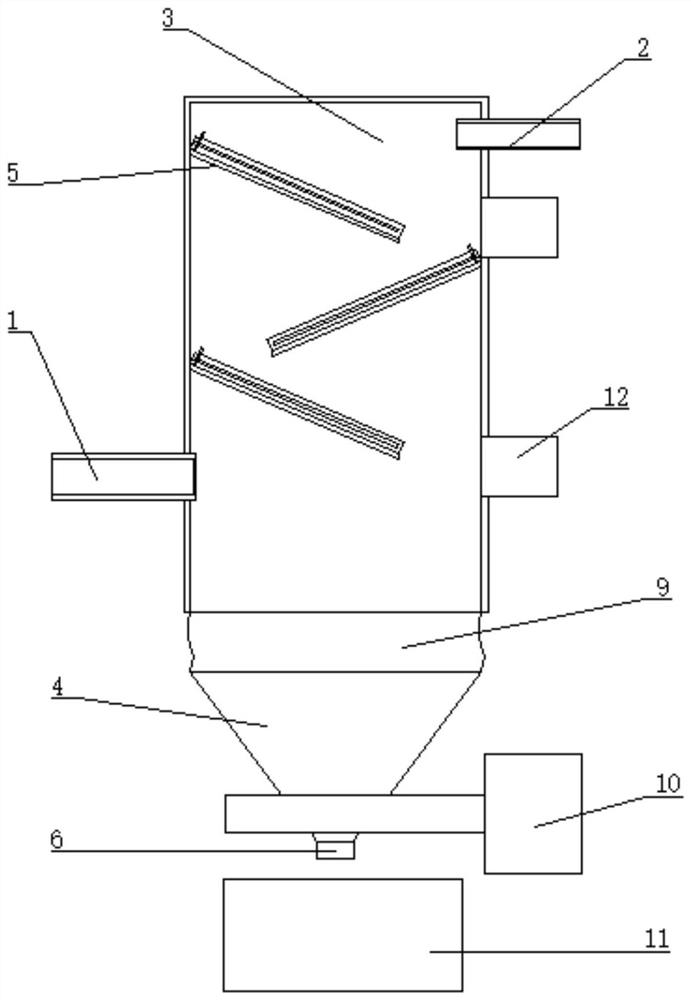 Heat energy recovery device of customized tail gas system