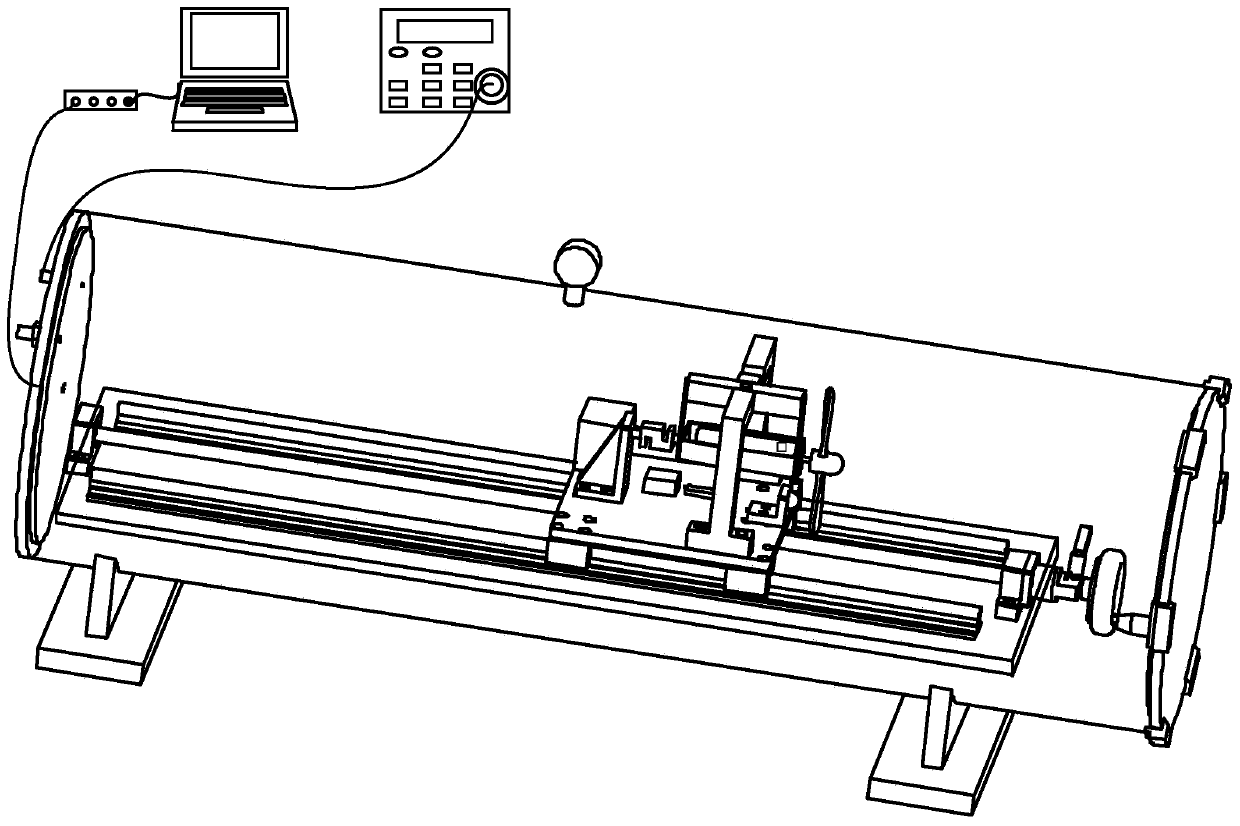 A static test device and test method for power components of a high-altitude all-electric UAV