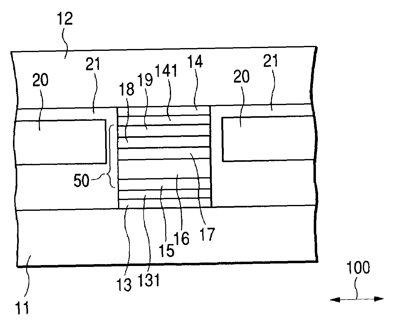 CPP-type magnetic head with less deformation and a magnetic recording/reproducing system using the same