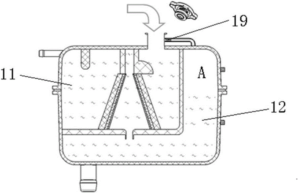 Expansion tank and processing method