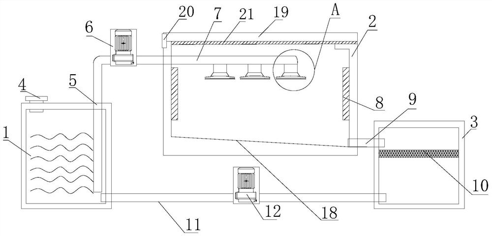 Automatic cleaning system of photoresist collecting device