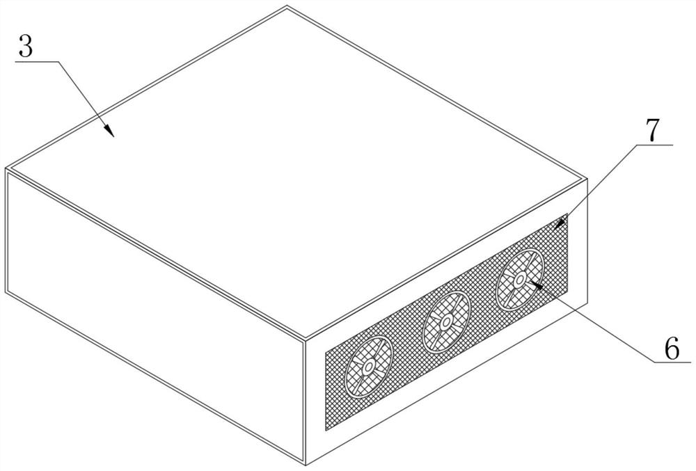 A prefabricated concrete beam automatic vibration control cabinet