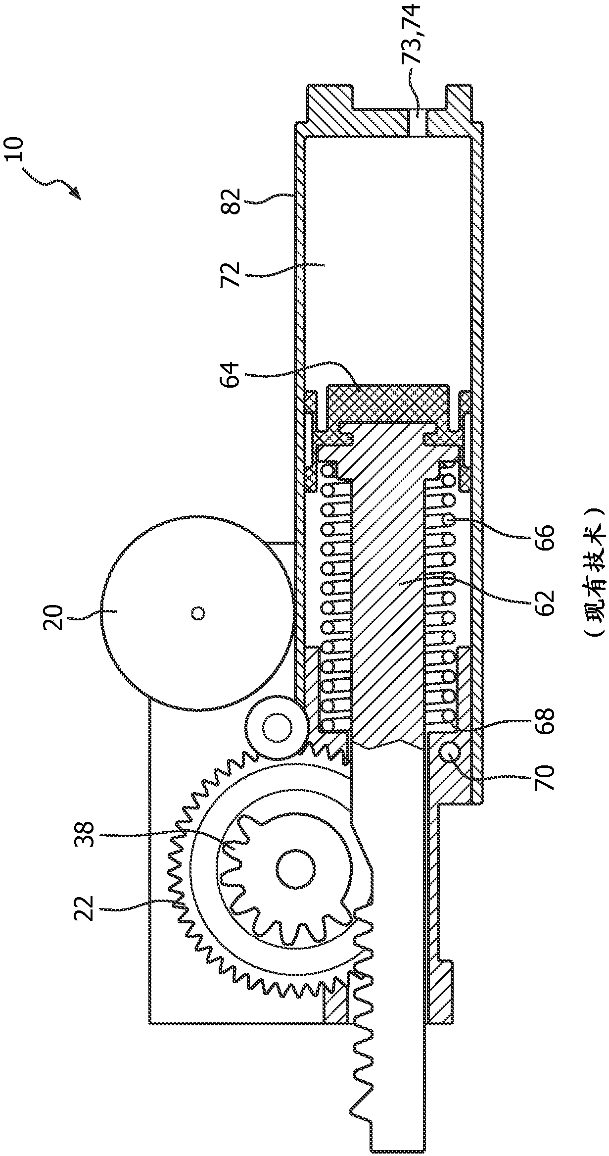 Semi-free rotating crankshaft actuator to pre-stress and fast release spring loadable plunger for oral healthcare appliance