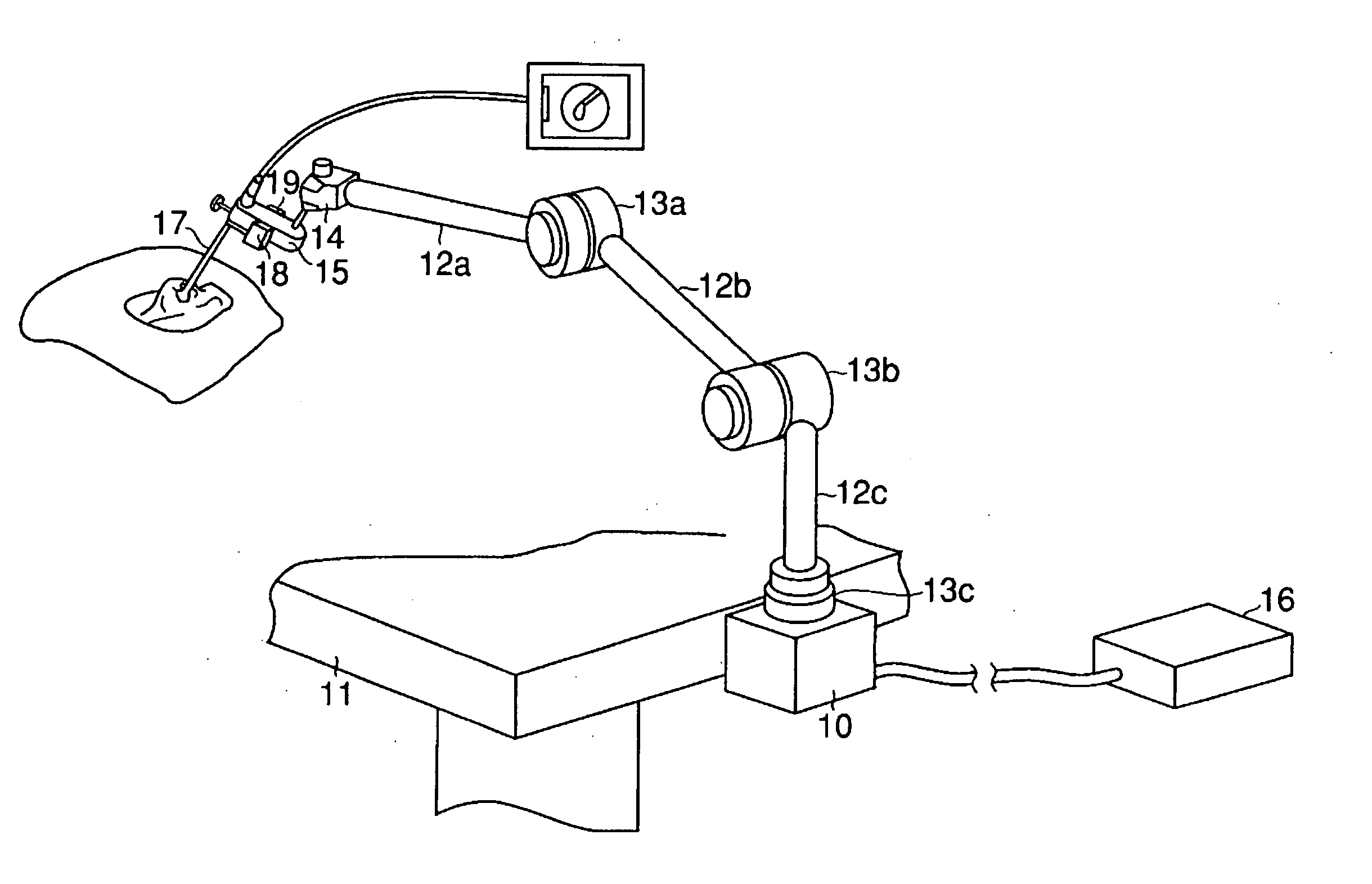Medical device supporting apparatus