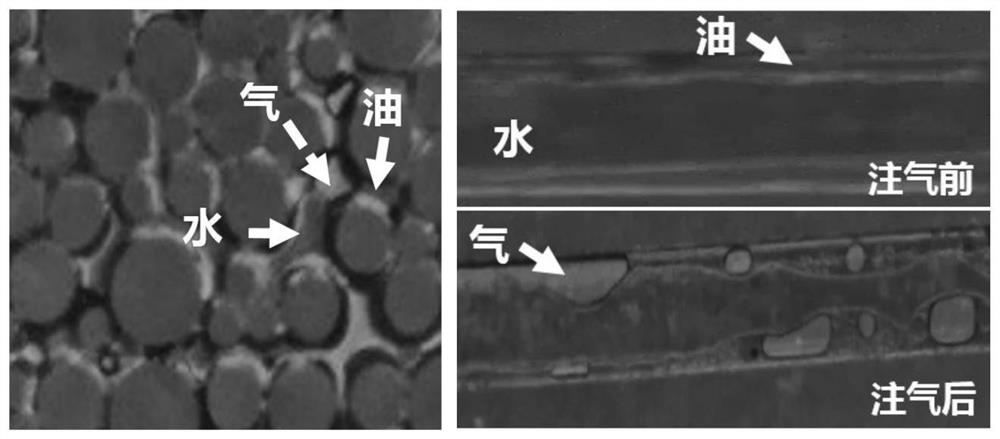 A microscopic visualization experimental method for high temperature and high pressure gas flooding in deep reservoirs