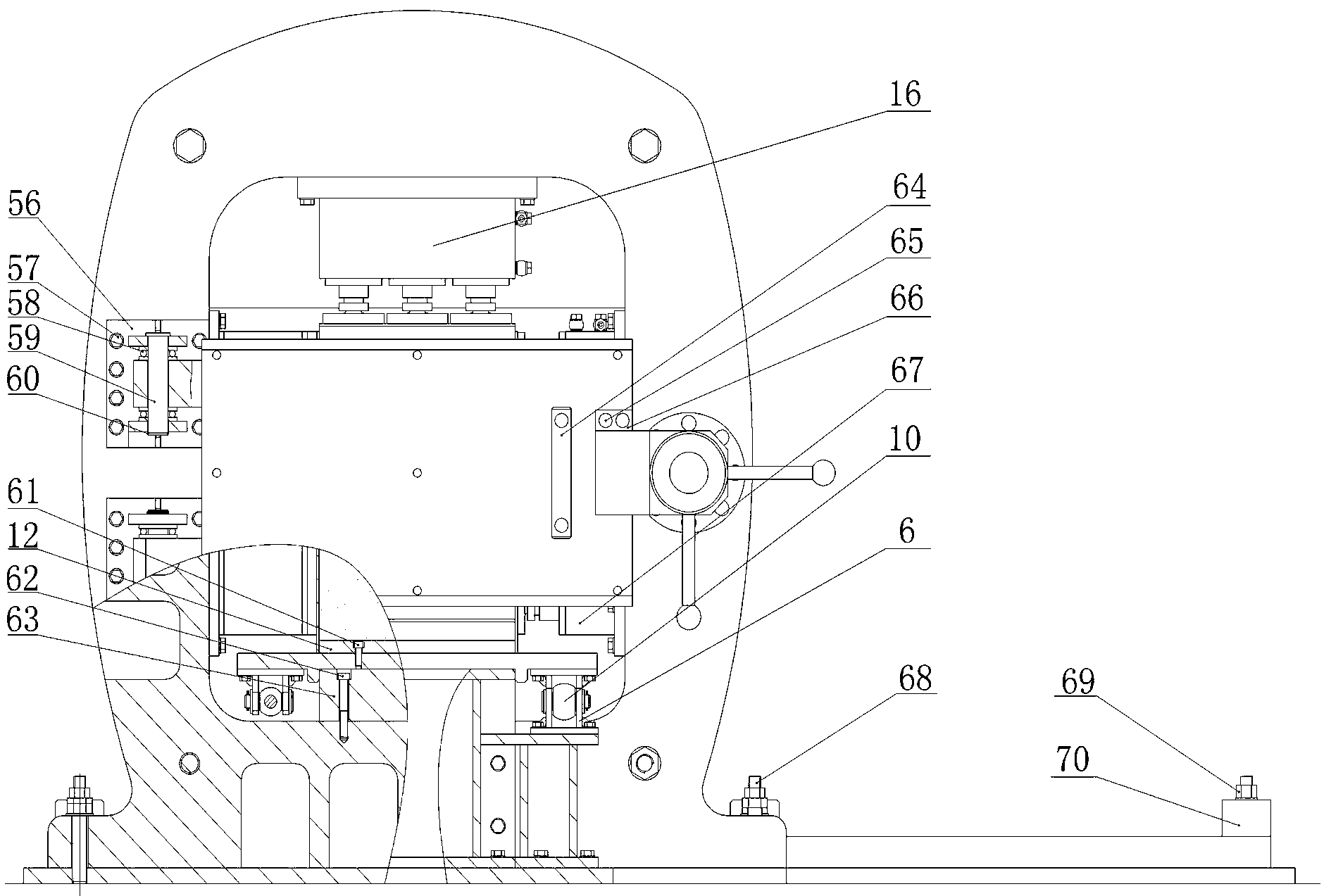 Rockburst model testing device