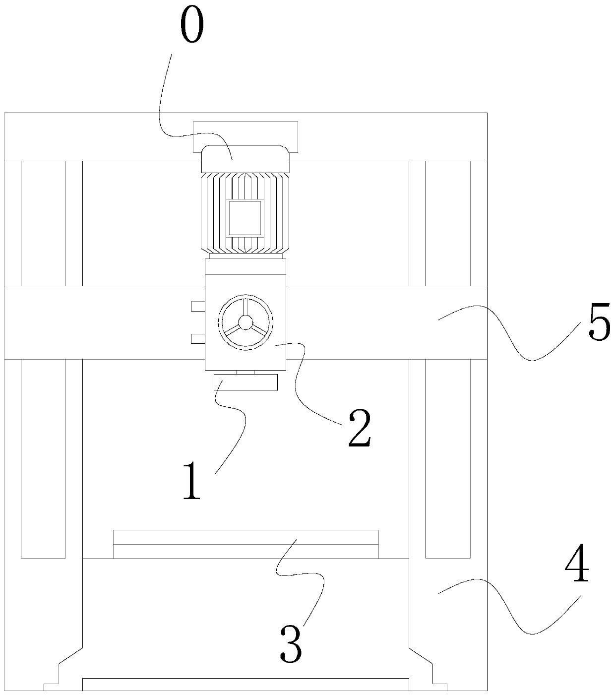 A CNC milling machine for precision parts processing